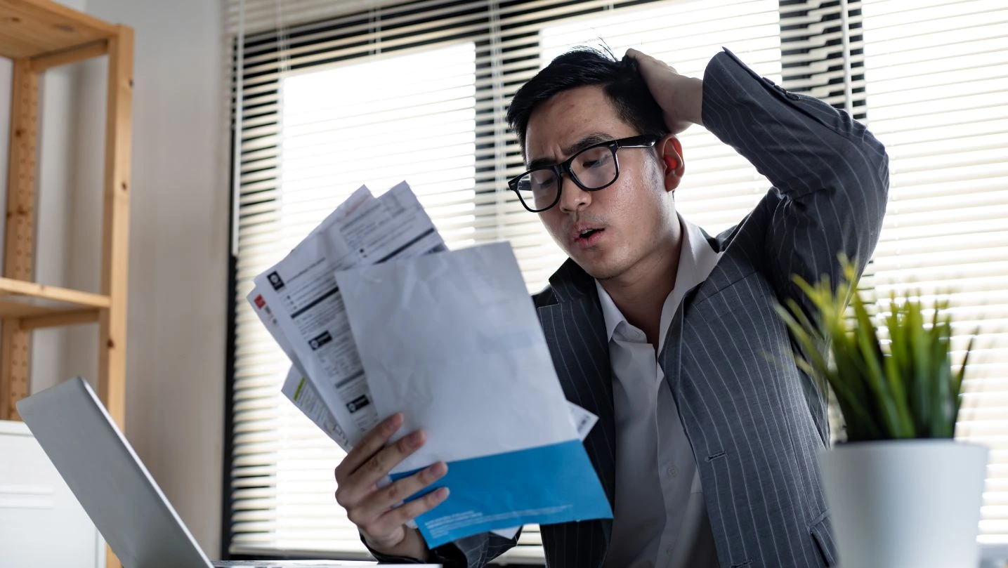 asian-man-is-stressed-and-overthink-by-debt-from-many-credit-cards-and-bills